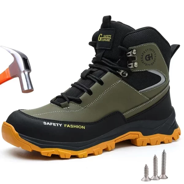 Zapatos de seguridad impermeables para dama y caballero.