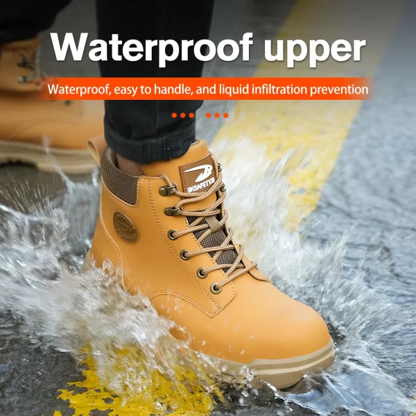 Zapatos de seguridad, antigolpes, antiperforación y transpirables y casquillo protector. - Image 6