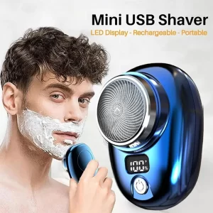 Afeitadora de bolsillo recargable con USB
