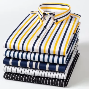 Camisa casual de manga larga.